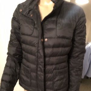 Black light puffy jacket